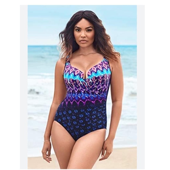 Miraclesuit Wrapsody One Piece in Bella Alba - Picture 1 of 8